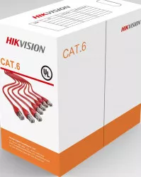 Cablu UTP DS-1LN6-UE-W Hikvision OFC Cat.6 305 metri Alb