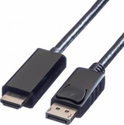 Cablu Value Displayport la HDMI UHD 4K T-T 2m Negru 