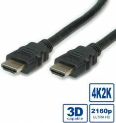 Cablu Value HDMI 4K Ultra HD cu Ethernet v2.0 1m 