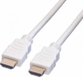 Cablu Value HDMI cu Ethernet v1.4 T-T 7.5m Alb 