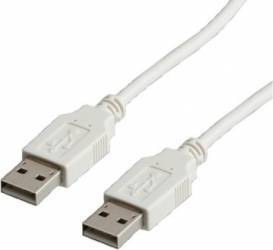 Cablu Value USB 2.0 tip A T-T 3m Alb 