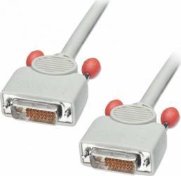 Cablu Video Lindy DVI-D Dual Link Premium 0.5m White 