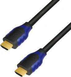 Cablu video LogiLink HDMI Ethernet T-T 1m Negru 