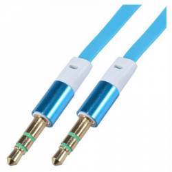 Cablu audio cu mufa Jack 3 5mm 3m Albastru BBL500