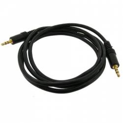 Cablu audio cu mufa Jack 3 5mm cablu ultra flexibil negru BBL109 