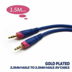 Cablu audio stereo 3 5 mm jack tata-jack tata 1 5m 