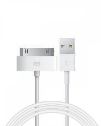 Cablu de dateincarcare Hoco UP301 Apple 30 Pin Alb 