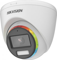 Camera de supraveghere Hikvision DS-2CE72DF8T-FSLN 2 MP ColorVu Audio Fixed Turret Camera 1920 × 1080 CMOS 
