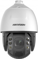Camera supraveghere IP Speed Dome PTZ Hikvision DarkFighter AcuSense DS-2DE7A225IWAEBT5 IR 200 m 4.8-120 mm Hi-PoE + suport Alb 
