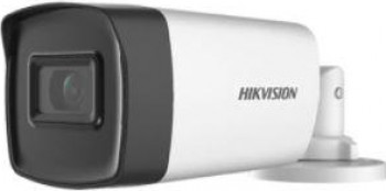 CAMERA supraveghere Hikvision pt. interior exterior dist IR 40 m lentila fixa 2.8 mm 5 Mpx plastic si metal DS-2CE17H0T-IT3FS2 include 
