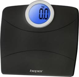 Cantar corporal Beper 40.811 Plastic Ecran maxi 180kg Negru