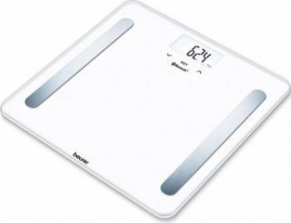Cantar de diagnostic Beurer 180kg Bluetooth 30 memorii Alb 