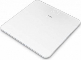 Cantar de sticla Beurer GS225 Afisaj LCD 180kg Alb 