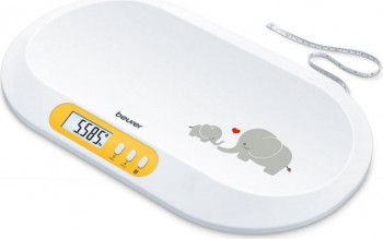 Cantar pentru copii Beurer BY 90 20 kg Diviziune 5 g Bluetooth Beurer BabyCare Alb 
