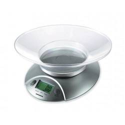 Cantar de bucatarie cu Bol din plastic 5 Kg functie cantarire lichide 1 g display lcd 