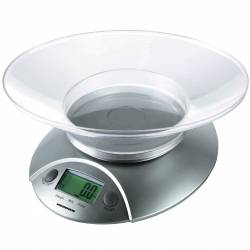 Cantar de bucatarie Heinner HKS-5SL 5 kg Bol Diviziune 1 g Argintiu 