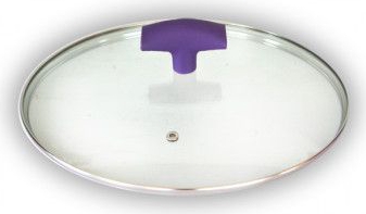 Capac sticla 26cm termorezistenta mov 