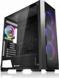 Carcasa Raijintek Ponos MS4 - Sticla Temperata Negru 