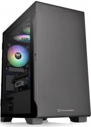 Carcasa Thermaltake S100 Tempered Glass Negru