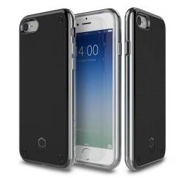 Carcasa antisoc Patchworks FlexGuard case pentru iPhone 7 Silver