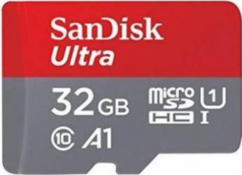 Card de memorie Sandisk Ultra microSDHC 32GB Clasa 10 UHS-I A1 98MBs + Adaptor SD 