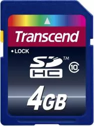 Card de Memorie Transcend SDHC 4GB Class10