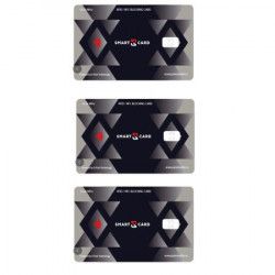 Card protectie contactless RFID si NFC pentru protejarea cardurilor bancare si pasapoartelor cu cip RFID - Smart Card - pachet cu 3 bucati 