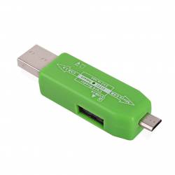 Card Reader USB2.0 OTG USB A T and Micro USB T 1x Micro SD slot 1x USB2.0 A M HOPE R 
