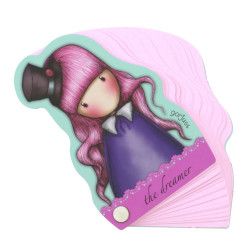 Carnetel profilat Gorjuss Fiesta - The Dreamer 11 x 7.5 x 1 cm 