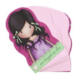 Carnetel profilat Gorjuss Fiesta - You Brought Me Love 11 x 7.5 x 1 cm 