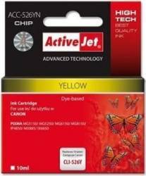 Cartus ActiveJet compatibil Canon CLI-526Y 10ml Chip
