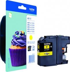 Cartus Brother LC123Y Galben 600pag 
