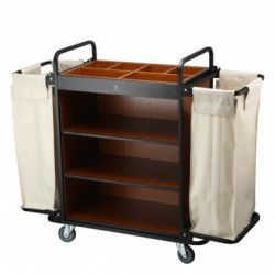 Carucior hotelier RAKI curatenie intretinere camere hotel 136x47x112cm 