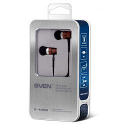 Casti audio SVEN E-400M In-Ear Wood 