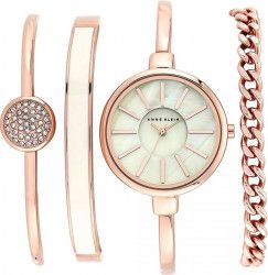 Ceas de Dama Anne Klein AK-1470RGST Roz Auriu