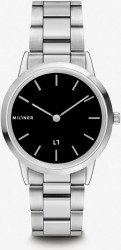 Ceas de dama Millner Chelsea Silver Black S 