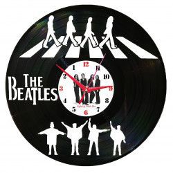 Ceas disc vinil sens invers - The Beatles 
