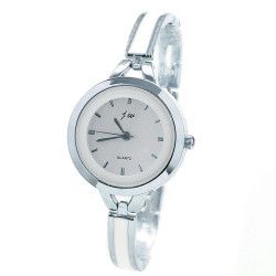 Ceas jw Dama Quartz Elegant Silver PN999386SR curea din metal zale afisaj Analog