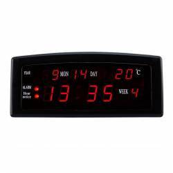 Ceas birou afisaj LED rosu calendar alarma format AMPM Caixing 