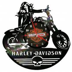 Ceas disc vinil - Harley Davidson 