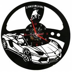 Ceas disc vinil - Lamborghini 