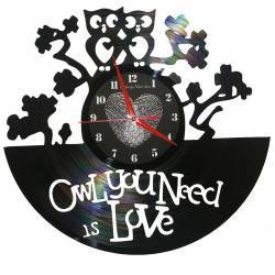 Ceas disc vinil - Owl we need is Love 