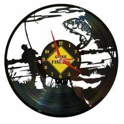 Ceas disc vinil - Pescuit 