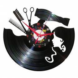 Ceas disc vinil sens invers - Coafor 