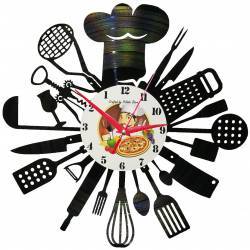 Ceas disc vinil sens invers - Masterchef 