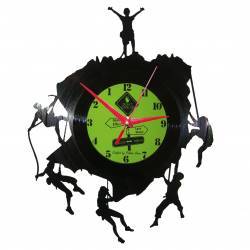 Ceas disc vinil sens invers - Never Give up 