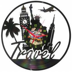 Ceas disc vinil sens invers - Travel 