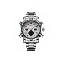 Ceas Weide 5205 Dual Display mecanism Miyota Japonez Rezistent Apa Timer Alarma. 