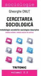 Cercetarea Sociologica Vol 2.2 - Gheorghe Onut