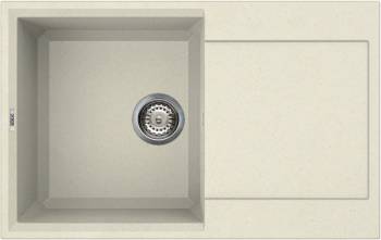 Chiuveta granitek Elleci Easy 300 790x500x220 mm cuva reversibila Bianco Antico 